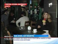 5.000.000 de fumători se adaptează. Unii nici nu vor să audă de noile reguli şi încă trag din ţigară