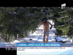 Trei români scriu istorie la Polul Nord. Sunt pe primele trei poziţii la cea mai grea cursă din lume