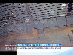 Tot ce a rămas după un concert cu 500 de tineri. Imaginile experților din dosarul Colectiv