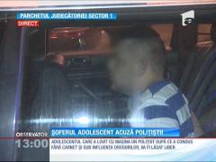 Adolescentul care a condus drogat şi fără carnet acuză polițiștii