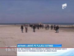 Plajele extinse de la Marea Neagră au intrare liberă!