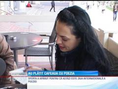 Au plătit cafeaua cu poezie!