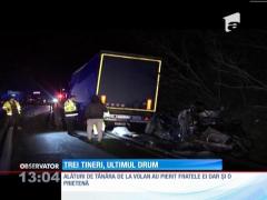 Trei tineri au murit într-un accident de circulaţie produs în judeţul Arad