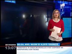 Nivel maxim de alertă teroristă în Belgia
