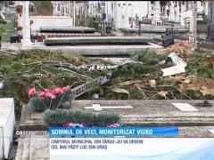 Cimitirul din Târgu-Jiu, monitorizat cu 70 de camere de supraveghere