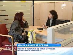 Băncile, obligate să facă pace