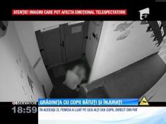 Scene revoltătoare au fost înregistrate la o grădiniţă-fantomă din Bucureşti. Doi copii au fost bătuţi crunt, iar cea acuzată e directoarea