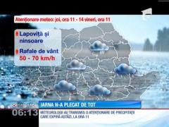 La munte, stratul de zăpadă a depăşit un metru şi jumătate!