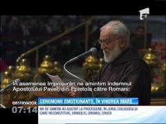Drumul Crucii a fost recreat în Vinerea Mare, în Ţara Sfântă şi la Roma