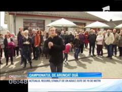 Campionatul de aruncat ouă colorate a avut loc în Germania