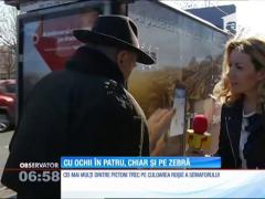 Atenție, pietoni! Traversarea pe culoarea roșie a semaforului te poate costa o amendă de 250 de lei