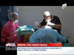 Special! Felix Popesco, medic specialist în obstetrică-ginecologie, rocker în timpul liber