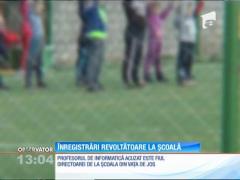 Înregistrare incredibilă de la școala din judeţul Hunedoara, dotată cu o cameră de tortură pentru elevi