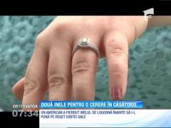 Un american a pierdut inelul de logodnă chiar înainte să i-l pună pe deget iubitei sale