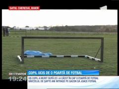 Copil ucis de o poartă de fotbal