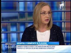 Gabriela Szabo vrea să reînvie dorinţa de mişcare în rândul elevilor
