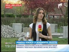 Primăria renunţă la monumentul Colectiv