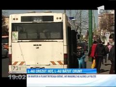 Trei bărbați au atacat un tânăr, într-un autobuz din Brașov