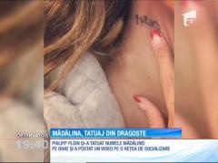 Mădălina Ghenea și-a tatuat pe gât numele iubitului