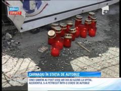 Accident sinistru într-o staţie de autobuz din Brăila