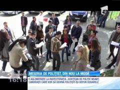 Meseria de polițist, din nou la modă