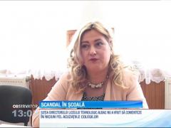 Profesorii de la Liceul Tehnologic din Albac spun că sunt terorizați de soția directorului