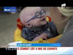 Reacția emoționantă a unui bebeluș care își vede clar mama pentru prima dată