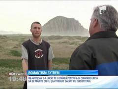 Salvat cu elicopterul după ce şi-a cerut iubita de soţie