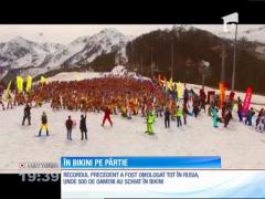 Rusoaicele, în bikini pe pârtie