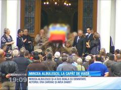 Actorul Mircea Albulescu a fost înmormântat