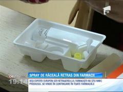 Cel mai recomandat spray pentru răceală va fi retras din farmacii
