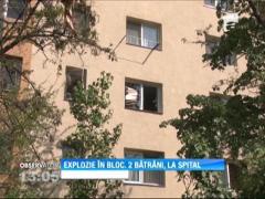 Explozie în bloc. 2 oameni au ajuns la spital