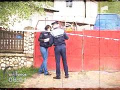 Bărbat împuşcat în curte cu o armă improvizată