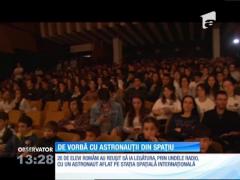 20 de elevi din Dâmboviţa au stat de vorbă cu astronauţii din spaţiu