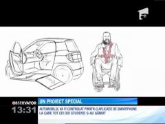 Maşină special destinată persoanelor cu dizabilităţi locomotorii