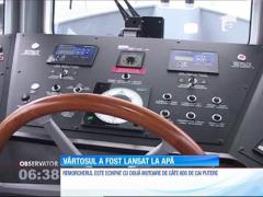 Ministerul Apărării a lansat la apă o nouă navă, ”Vârtosul”