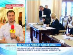 Vot pentru legea pensiilor speciale ale aleşilor locali