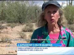 O americancă de 72 de ani a supravieţuit nouă zile în sălbăticie