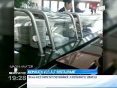 Deputații au cerut ca restaurantul în care mănâncă să fie renovat