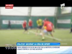 Scene şocante în Capitală. Un poliţist a murit în timpul serviciului