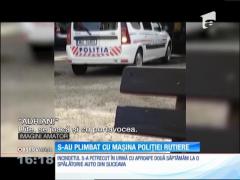 Un poliţist din Suceava a lăsat maşina de serviciu la o spălătorie auto, cu cheile în contact