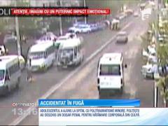 Un elev de 15 ani, din Brăila, era să sfârşească sub roţile unei maşini