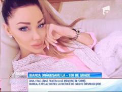 Bianca Drăgușanu îşi modelează trupul cu ajutorul tehnologiei