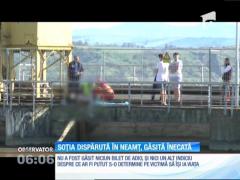 Soția dispărută în Neamț, găsită înecată