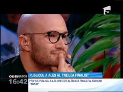 Publicul a decis. Al treilea concurent, care ajunge direct în finala emisiunii IUmor, este George Tănase