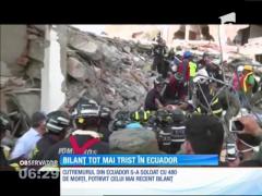 Bilanţul sesismului din Ecuador a ajuns la cel puţin 480 de morţi