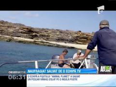 O echipă de televiziune a salvat un pescar rămas izolat pe o insulă pustie din largul Australiei