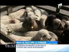 Aglomerația din târgurile de miei s-a mutat în restaurante