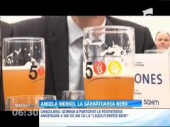 Angela Merkel, invitată de onoare la sărbătoarea berii din Germania
