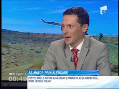 Andrei Gligor a alergat 235 de kilometri prin deşert în campania "Aleg să împăduresc"